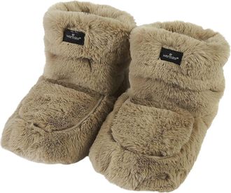 Generic Luxury Microwavable Slipper Boots - Heat Up or Chill for Soothing Relief | Lavender Scented| Faux Fur Warmers for Women Reusable, Heatable, Freezable 