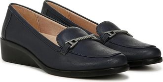 Life Stride Jovial Bit J2743S1400 Loafers Womens Navy Wedge Heel HTAT960