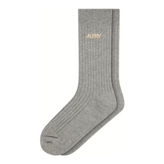 Autry Calcetines de Algod&oacute;n Acanalado - Underwear - Hombre - Gris - M