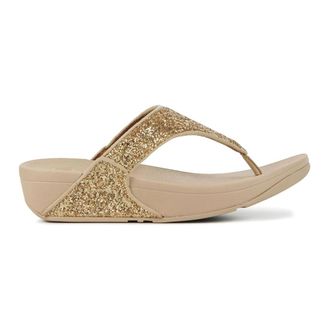 FitFlop Schoenen, Dames, Geel, 40 EU, Leer, Leren Pantoffels, Normale Maat