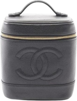 Chanel Pre-owned Handbags, female, Black, Size: ONE SIZE Pre-owned Vintage Handbag