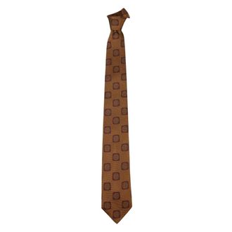LUIGI BORRELLI NAPOLI Ties, male, Brown, Size: ONE SIZE Fantasy Tie