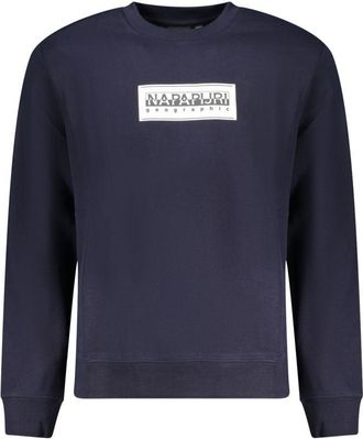 Napapijri Mens Crew Neck Sweatshirt Model Np0a4g70439 - Dark Blue Cotton - Size X-Large