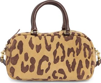 Clare Vivier Petite Claudine Suede Crossbody Bag in Lark/Brown at Nordstrom