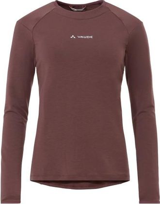 Vaude Monviso Crew Neck Funktionsshirt f&uuml;r Damen | braun