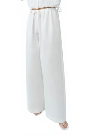 Jonathan Simkhai Rhea Wide Leg Pant In White