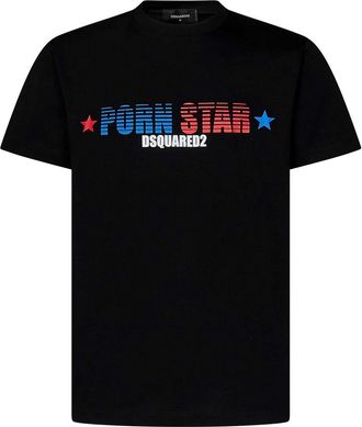 Dsquared2 Rocco Cool Fit Black Cotton Jersey T-Shirt