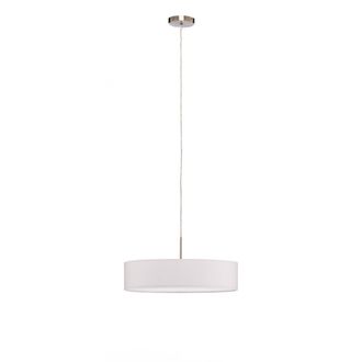 Lindby L&aacute;mpara Colgante sebatin En Blanco De Textura, Tela, Tejido, Seda - Lindby