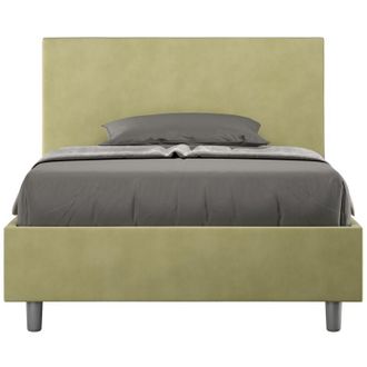 Les Tendances Les Tendances - Letto una piazza e mezza rivestito in Microfibra - adele - Dimensione Rete: 110x190 - Tipologia Letto: Senza Rete - Colore: Azzurro