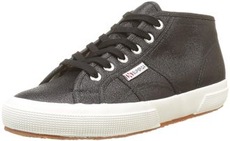 Superga Womens 2754 Lamew Trainers Black Size: 5