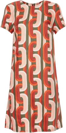 La DoubleJ Mini Swing Jurk - Dames - Korte kleedjes - Veelkleurig - L - Kleedjes