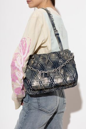 Diesel CHARM-D SHOULDER M Bag, Womens, Navy Blue