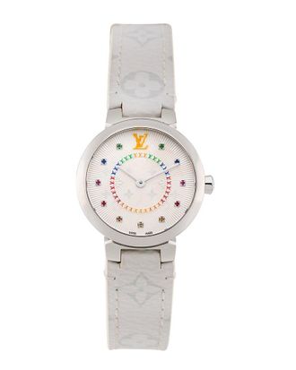 Louis Vuitton Womens Tambour Slim Watch, Circa 2000s (Authentic Pre-Loved)