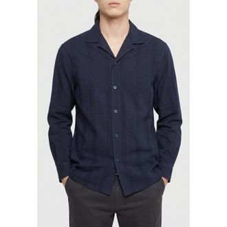 Brunello Cucinelli Navy Button-Up Shirt, Size X-Small