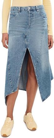 Free People We The Free Aquarius Maxi Skirt Womens Skirt Free Spirit : 31, Cotton/Denim
