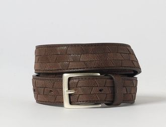 Orciani Cintura Orciani in pelle a grana intrecciata