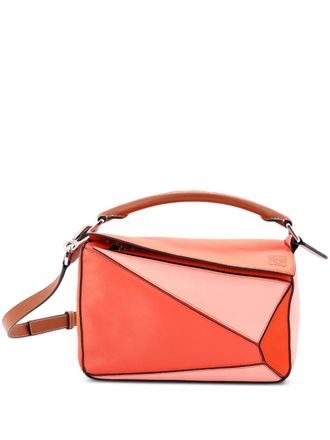 Loewe Puzzle Bag Leather Small satchel - Marrone