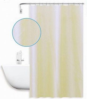 Trade Shop Trade Shop - Tenda Doccia Antimuffa Impermeabile 240x180cm Bianca Gialla Texture Rombi 59818