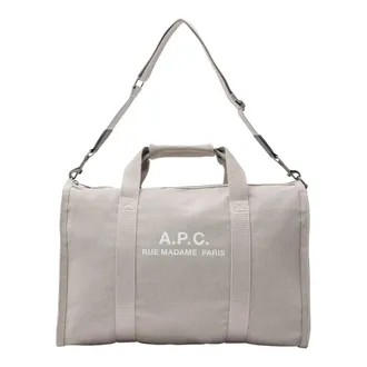 A.P.C. Weekend Bags, unisex, Gray, Size: ONE SIZE Gym Bag Recuperation