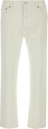 Pantaloni Torino Uomo, Jeans, Bianco, W33, new