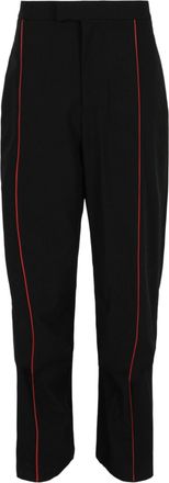 Ferragamo Contrasting-Trim Straight-Leg Track Pants