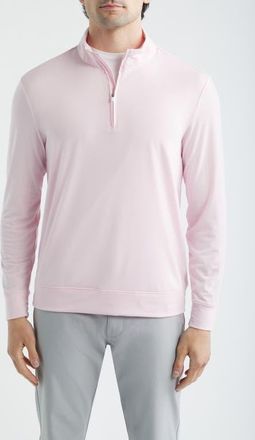 G/Fore Luxe Quarter Zip Golf Pullover in Blush at Nordstrom, Size Xx-Large