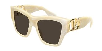 Valentino VG0052S 004 Womens Sunglasses White Size 53