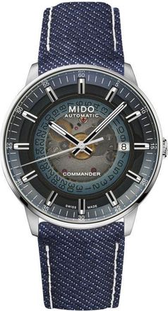 Mido Commander Gradient Automatic Bracelet Watch, 40mm in Blue at Nordstrom