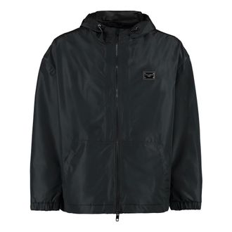 Dolce & Gabbana Technical fabric hooded jacket