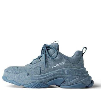 Balenciaga Triple S Sneakers Blue Denim 536737W2DEN4000