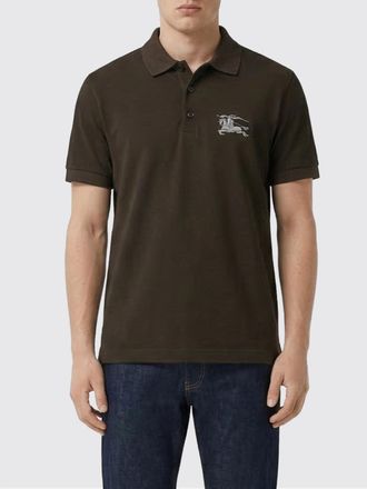 Burberry Polo in cotone con logo Burberry