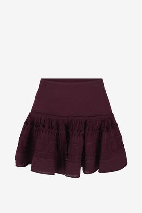 Alaia Kurzer Rock aus Wollmischstrick