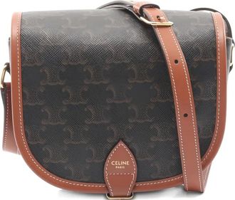 Celine medium Folco cross-body bag - Brown