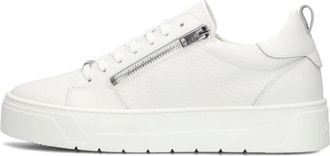 Antony Morato Schoenen, Heren, Wit, 39 EU, Leer, Dierenprint Rits Sneakers Wit Leer