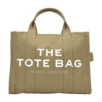 Marc Jacobs Womens The Medium Tote Slate Green Cotton Totes-shopping-bags