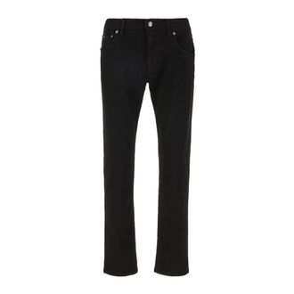 Dolce & Gabbana Jeans - male - Dolce & Gabbana - Straight Fit Jeans - Black - XL - Jeans