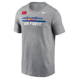 Nike Air Force Nike Mens College T-Shirt in Grey | M11332AFRG-GRY