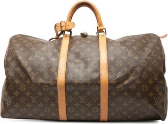 Louis Vuitton Pre-owned Weekend Bags, female, Brown, Size: ONE SIZE Pre-owned Travel Bag