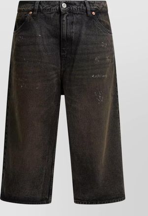 Our Legacy belted capri cut shorts five pockets