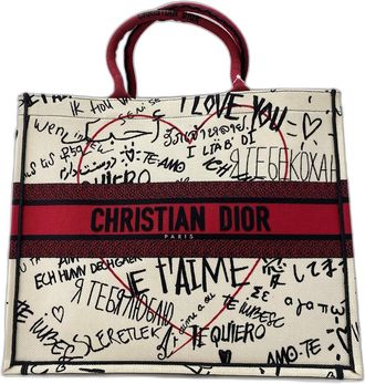 Dior White Tote Bag (Pre-Owned)