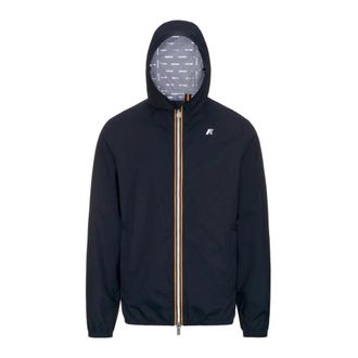 K-Way Polyesterjas met stijl K5127Qw-K89 - Heren - Zomerjassen - Blauw - 2XL - Polyester - Jassen