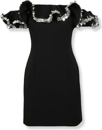 Rotate Mujer, Vestidos, Negro, Talla: L