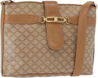 Celine Pre-owned Cross Body Bags, female, Beige, Size: ONE SIZE Pre-owned Vintage Plastic Crossbody Bag