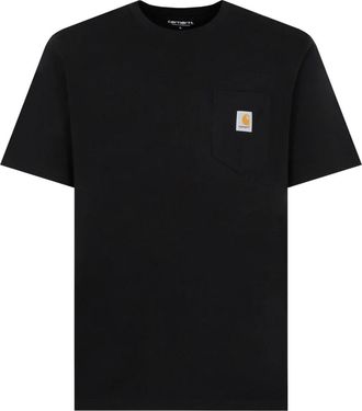 Carhartt Work in Progress Cotton Pocket T-Shirt - Heren - T-shirts - Zwart - XL - Katoen - Tops