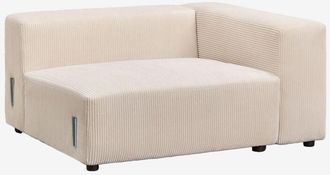 Sklum Sklum - M&oacute;dulo Esquinero Derecho 135x113 Cm Con Reposabrazos Alto Para Sof&aacute; Modular Bruna