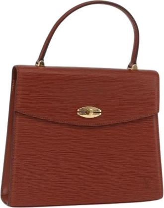 Louis Vuitton Pre-owned Handbag - Dames - Vintage Handtas - Bruin - ONE Size - Leer - Vintage