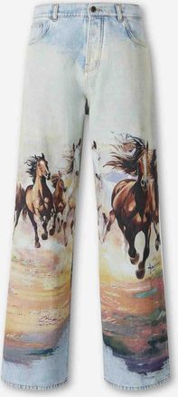 Amiri Horse Wide Leg Jeans
