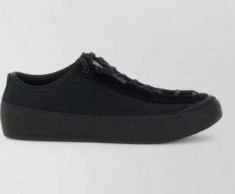 Stone Island leather low-top sneakers