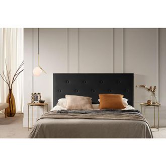 Moonia Cabecero Tapizado Victoria Polipiel 90x115x12 Cm - Moonia