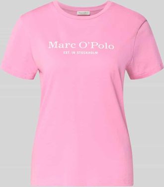 Marc O'Polo Regular Fit T-Shirt aus reiner Baumwolle in Pink, Gr&ouml;&szlig;e XXL